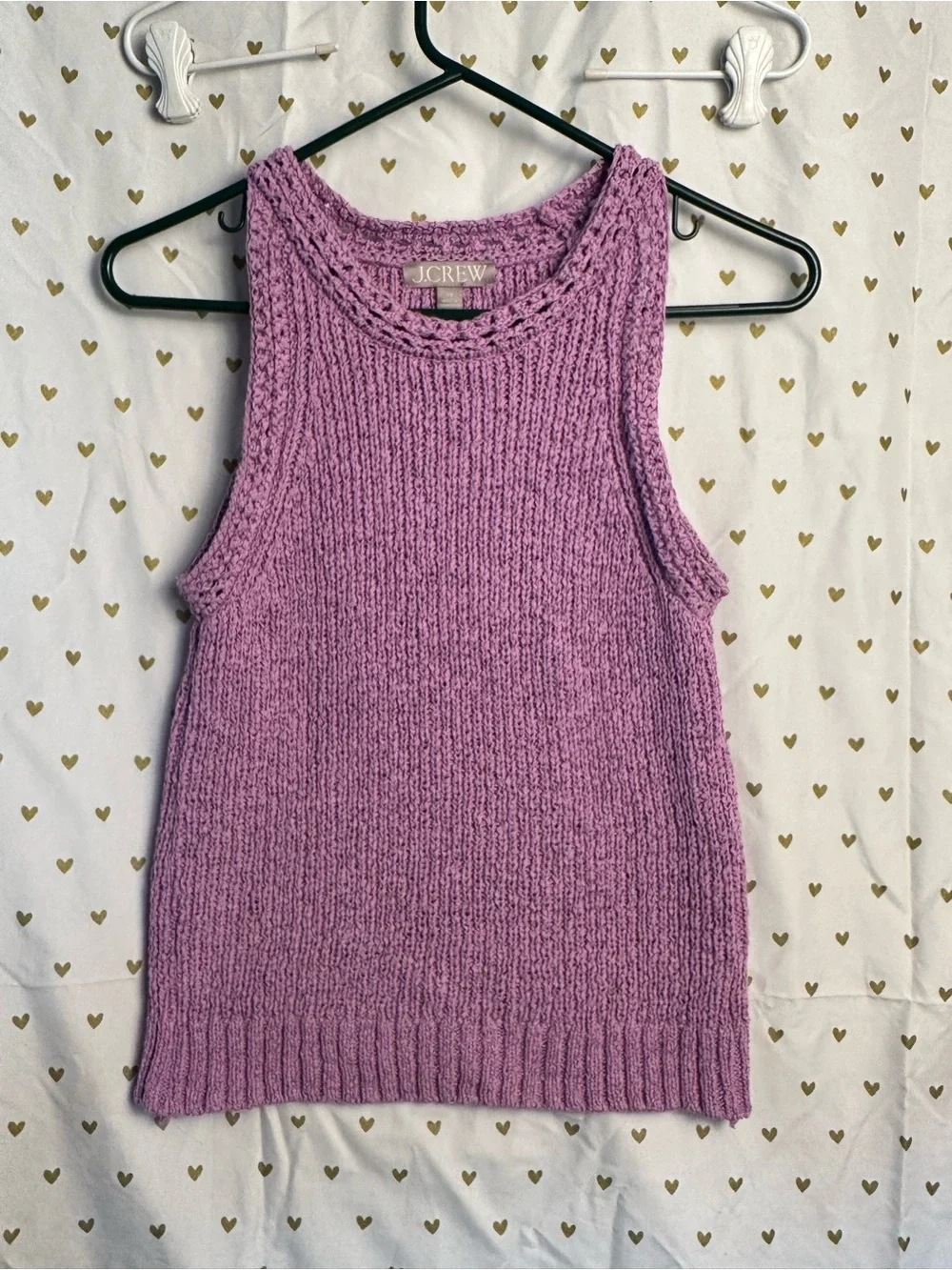 J. Crew Lilac Knit Tank